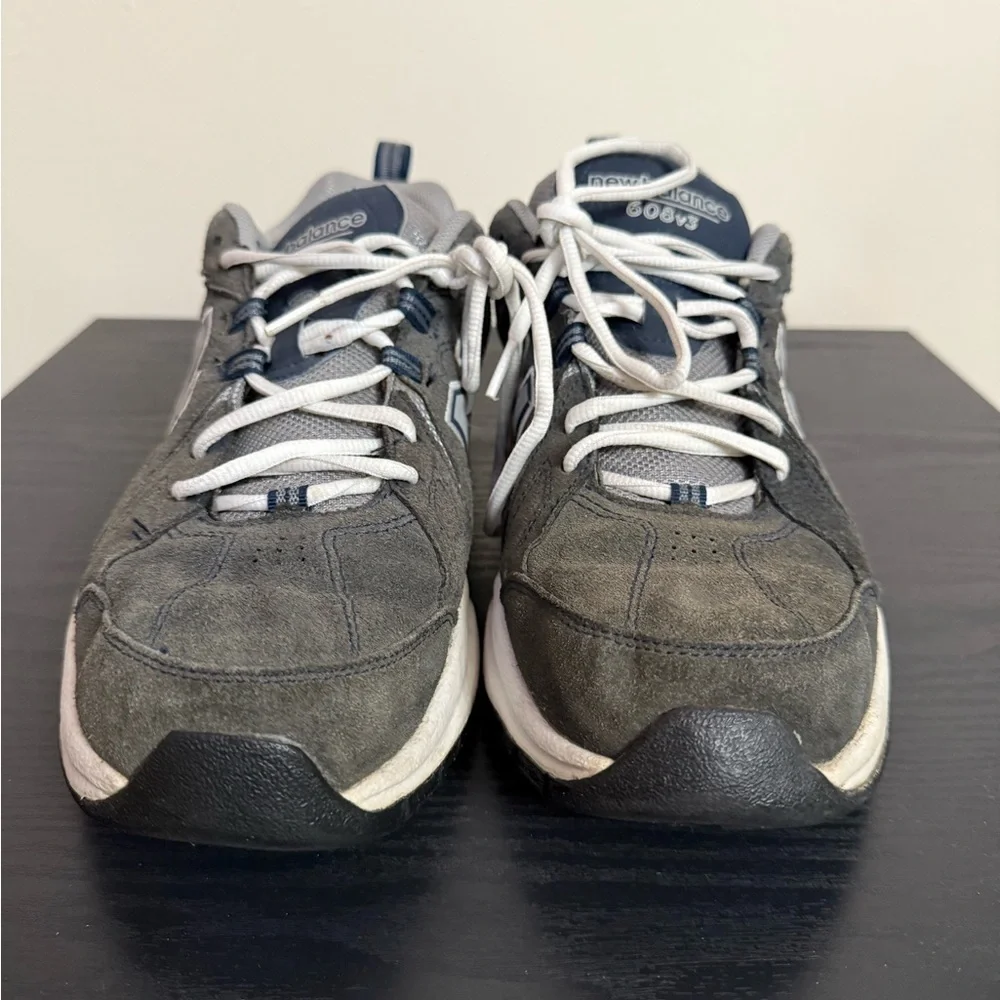New Balance 608v3 Dark Gray Suede Leather Men’s Shoes Sz 12